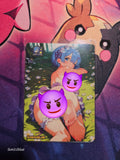 Rem Re:Zero Custom Glow Waifu card Spicy Feet Art