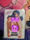 Akari Pokemon Custom Glow Waifu card Spicy Feet Art