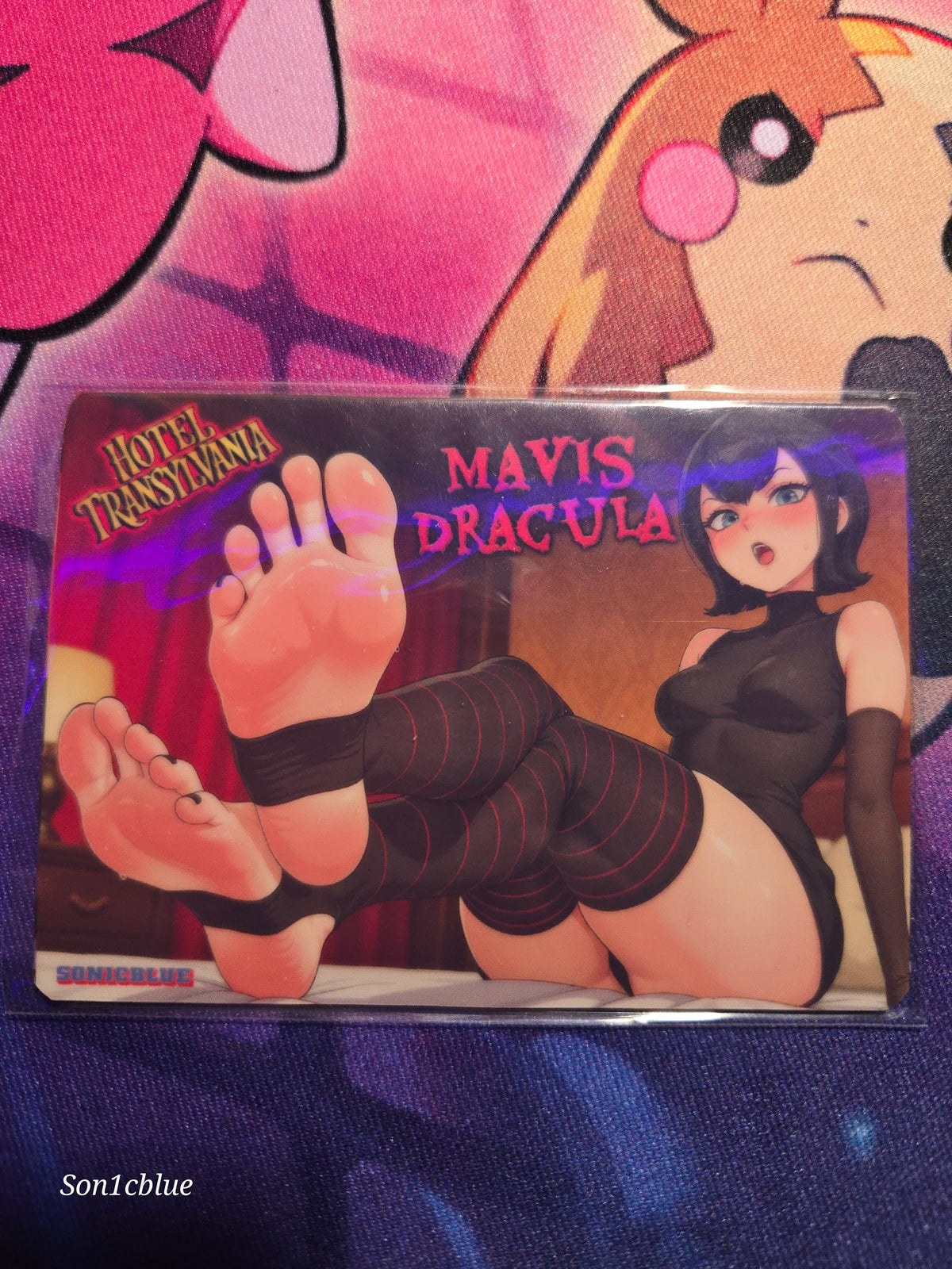 Mavis Dracula Hotel Transylvania Custom Glow Waifu card Feet art