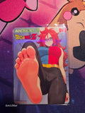 Android 21 Dragon Ball Z Custom Glow Waifu card Feet Art