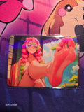 Mitsuri Kanroji Demon Slayer Custom Glow Waifu card Feet Art  4