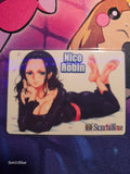 Nico Robin One Piece Custom Glow Waifu card Feet Art 2
