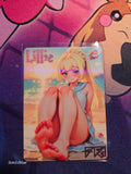 Lillie Pokemon Custom Glow Waifu card Feet Art