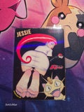 Jessie Pokemon Custom Glow Waifu card Feet Art 3