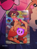 Fasha Dragon Ball Z Custom Glow Waifu card Spicy Feet Art