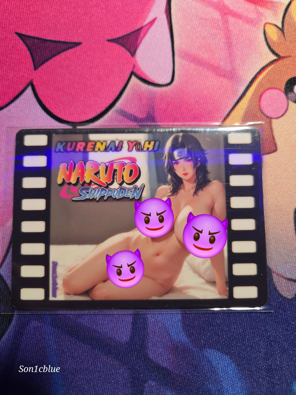 Kurenai Yuhi Naruto Custom Glow Waifu card Spicy Fan Art