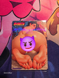 Sarada Uchiha Naruto Boruto Custom Glow Waifu card Spicy Feet Art 2