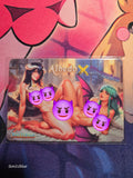 Albedo & Morrigan Overlord Darkstalkers Custom Glow Waifu card Spicy Feet Art