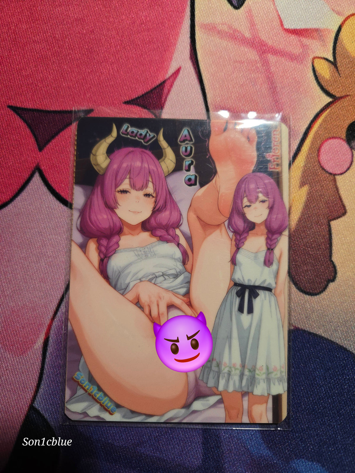 Aura Frieren Custom Glow Waifu card Spicy Feet Art 2