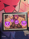 Fern & Frieren Custom Glow Waifu card Spicy Fan Art
