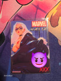 Felicia Hardy Black Cat Marvel Vixens Custom Glow Waifu card Spicy Fan Art