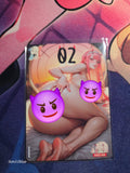 Zero Two Darling in the Franxx Custom Glow Waifu card Spicy Feet Art 5