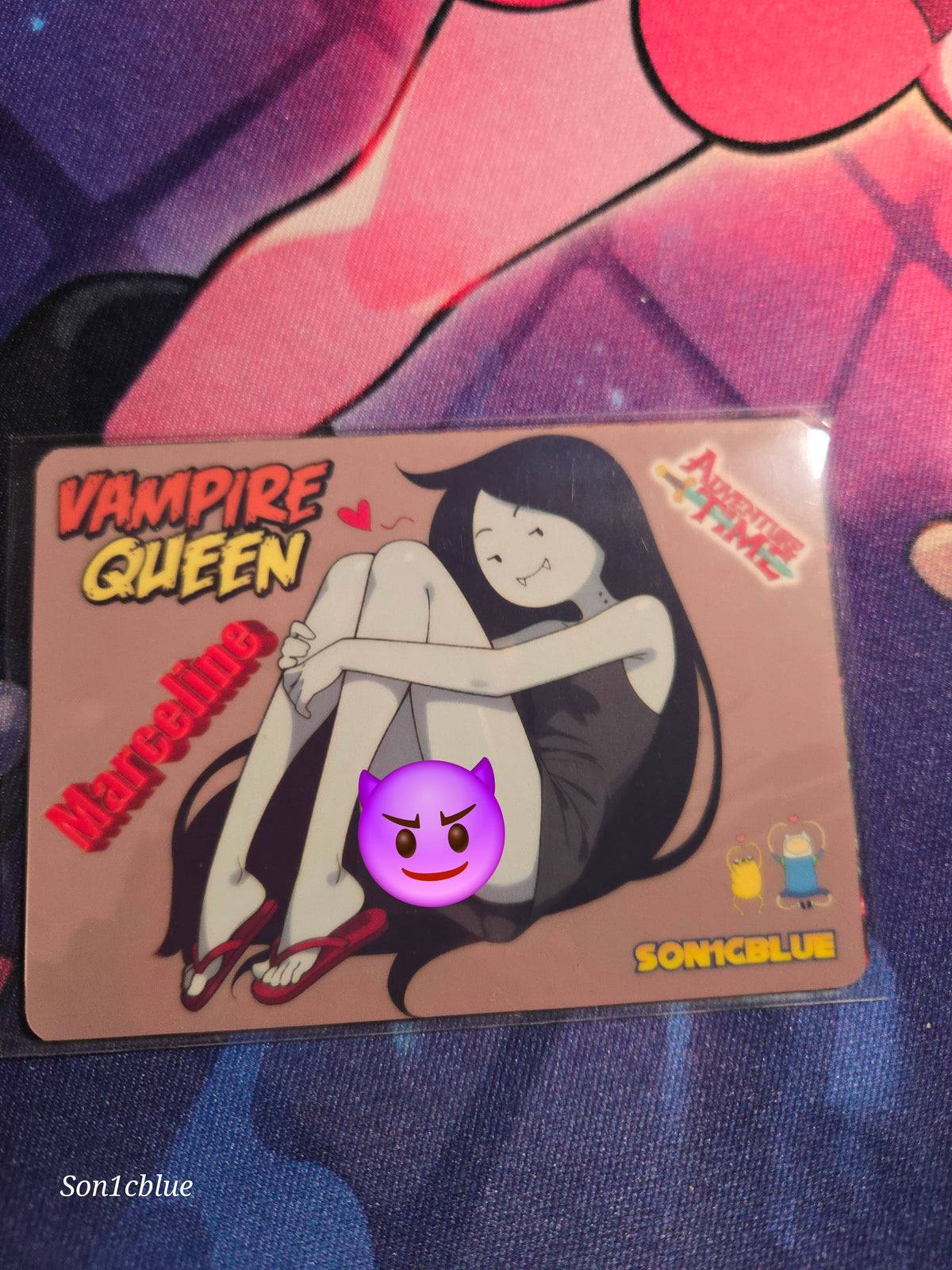 Marceline Adventure Time Custom Glow Waifu card Spicy Feet Art 2