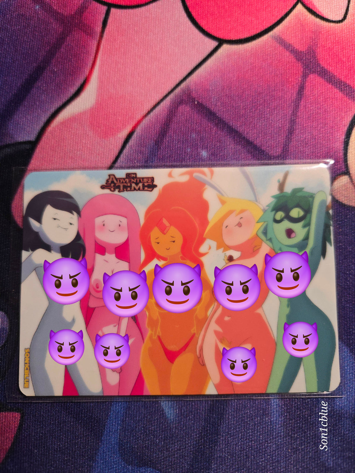 Adventure Time Custom Glow Waifu card Spicy Fan Art