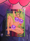 Jolyne Cujoh JoJo's Bizarre Adventure Custom Glow Waifu card Spicy Feet art