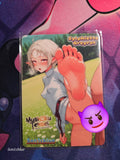 Sylphiette Greyrat Mushoku Tensei: Jobless Reincarnation Custom Glow Waifu card Spicy Feet Art