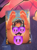 Kurumi Tokisaki Date A Live Custom Glow Waifu card Spicy Feet Art