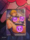 Alexis Rhodes Yu-Gi-Oh! Custom Glow Waifu card Spicy Fan Art