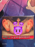 Alcina Lady Dimitrescu Resident Evil Village Custom Glow Waifu card Spicy Feet Art
