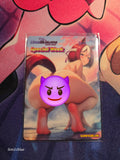 Special Week Umamusume: Pretty Derby Custom Glow Waifu card Spicy Feet Art
