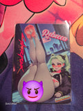 Rebecca Cyberpunk Edgerunners Custom Glow Waifu card Spicy Feet Art 3