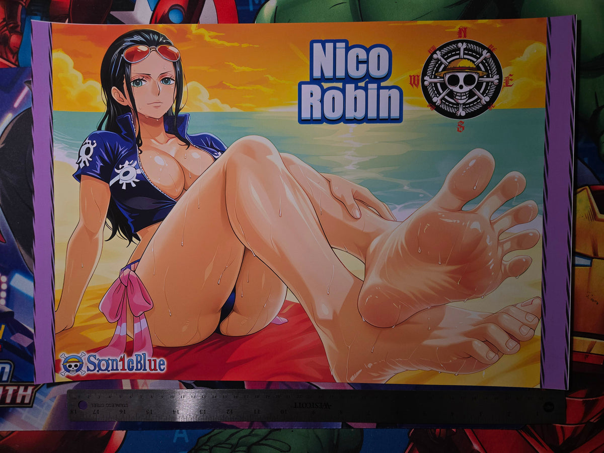 Nico Robin One Piece Custom Waifu Poster 13x19 Feet Art 2