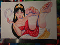 Princess Jasmine Aladdin Custom Waifu Poster 13x19 Feet Fan Art