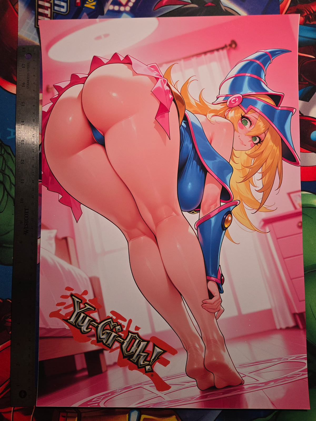 Dark Magician Girl Yu-Gi-Oh! Custom Waifu Poster 13x19 Feet Art