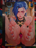 Jinx League Of Legends Custom Waifu Poster 13x19 Feet Fan Art