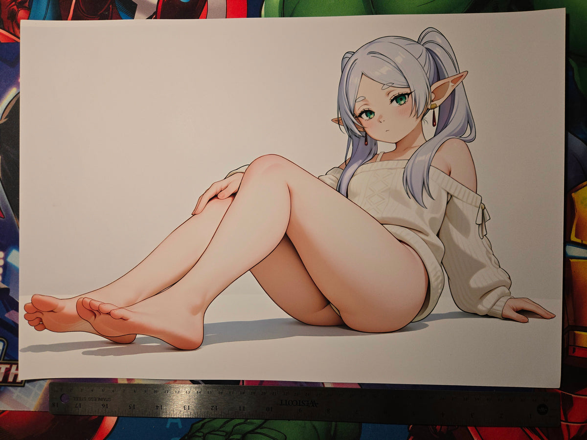 Frieren Custom Waifu Poster 13x19 Feet Art
