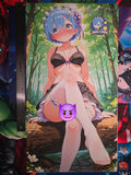 Rem Re:Zero Custom Waifu Large Spicy Wall Scroll