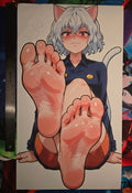 Izutsumi Delicious in Dungeon Custom Waifu Large Wall Scroll Feet Art