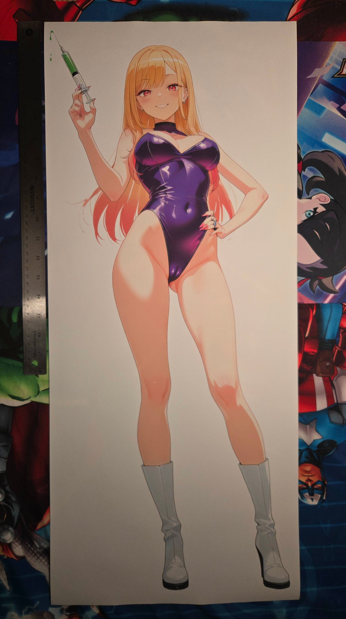 Marin Kitagawa My Dress Up Darling Custom Waifu XL Wall Scroll Fan Art