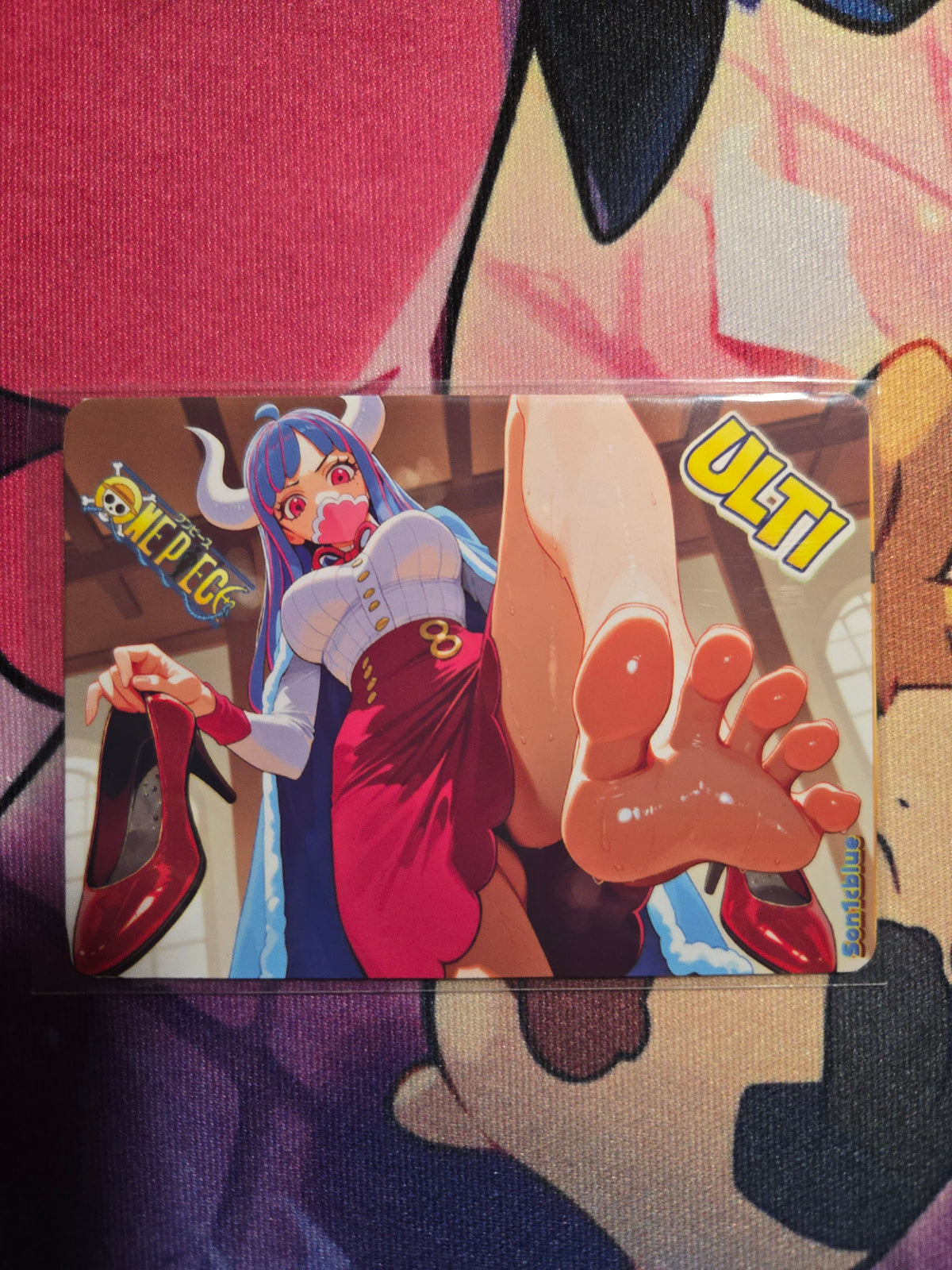 Ulti One Piece Custom Non Glow Waifu card  Feet Art