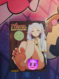 Frieren Custom Non Glow Waifu card Spicy Feet Art
