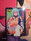 Aqua Konosuba Custom Glow Waifu card Feet Art
