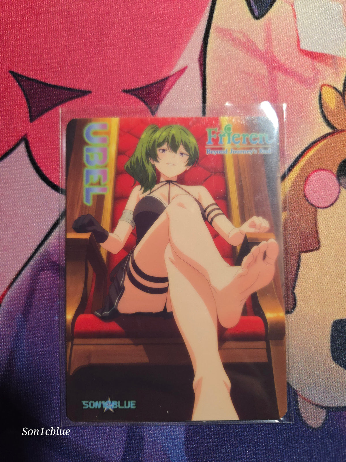 Ubel Frieren Custom Glow Waifu card Feet art 2