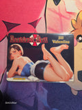 Jill Valentine Resident Evil Custom Glow Waifu card Feet Art