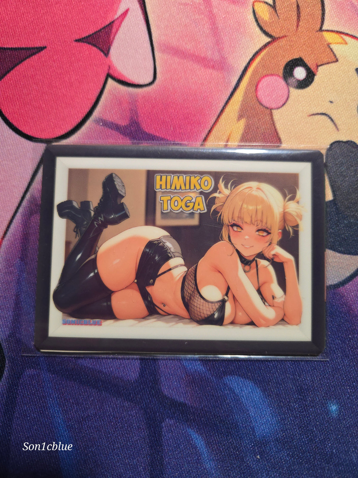 Himiko Toga My Hero Academia Custom Glow Waifu card Fan Art