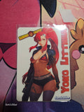 Yoko Littner Tengen Toppa Gurren Lagann Custom Glow Waifu card Fan Art 2