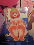 Yotsuba Nakano Quintessential Quintuplets Custom Glow Waifu card Feet art 3