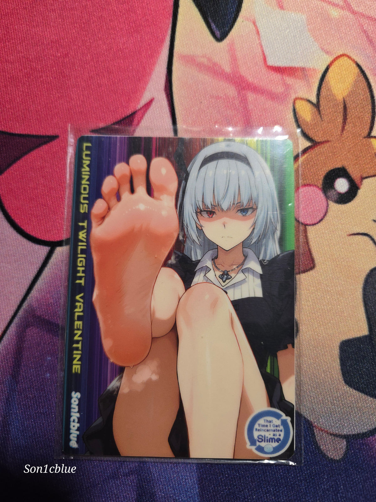 Luminous Twilight Valentine That Time I Got Reincarnated as Slime Custom Glow Waifu card Feet Art