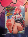 Rias Gremory High School DxD Custom Glow Waifu card Feet Art 3