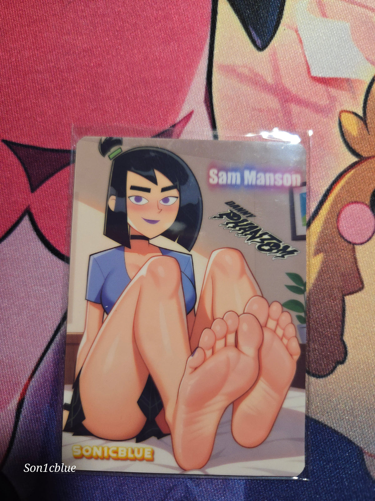 Samantha "Sam" Manson Danny Phantom Custom Glow Waifu card Feet art 2