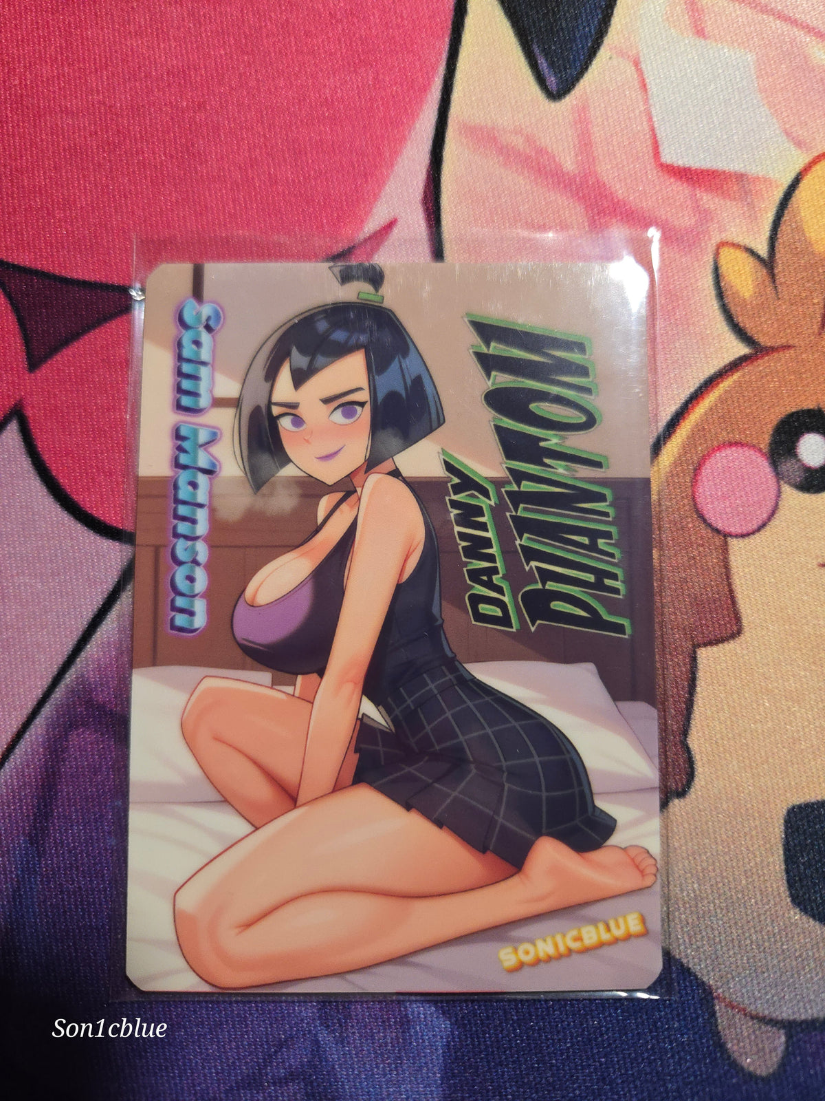 Samantha "Sam" Manson Danny Phantom Custom Glow Waifu card Feet art
