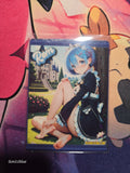 Rem Re:Zero Custom Glow Waifu card Feet Art