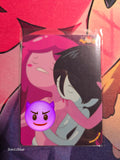 Princess Bubblegum & Marceline Adventure Time  Custom Glow Waifu card Fan art