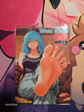 Rion Akao Sakamoto Days Custom Glow Waifu card Feet Art