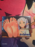 Frieren Custom Glow Waifu card Feet art