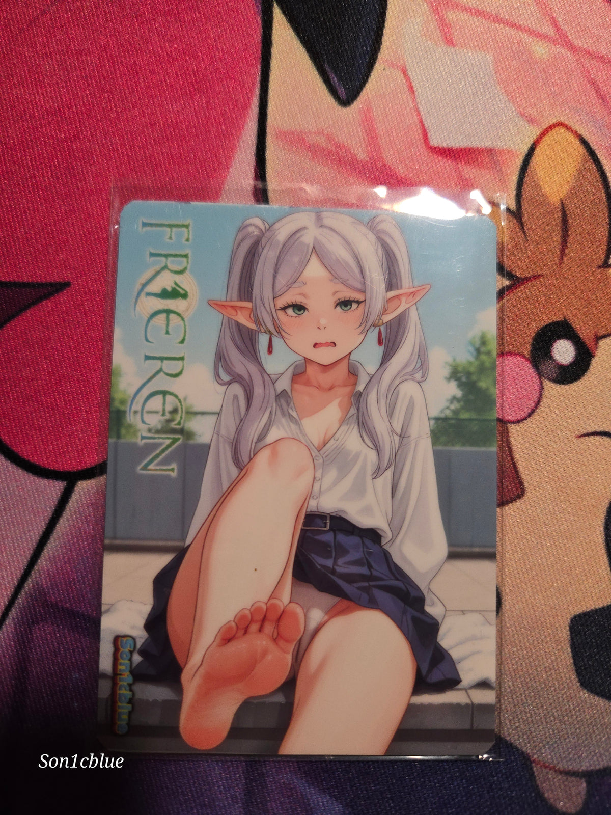 Frieren Custom Glow Waifu card Feet art 10